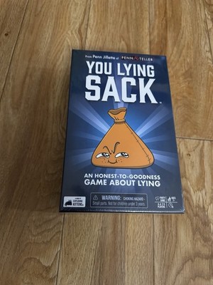You Lying Sack NEW Sealed Game By Exploding Kittens Penn Jillette Penn & Teller