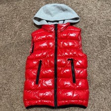 Appaman Kids Nylon Slick Hooded Puffer Vest