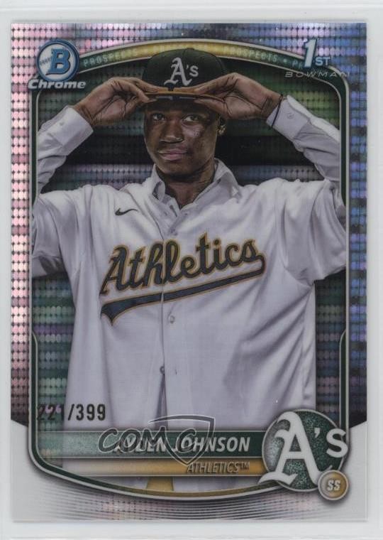 2025 Bowman Chrome Prospects Pulsar Refractor /399 Ayden Johnson #BCP-197 14md