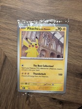 Pikachu At The Museum Jumbo Promo Card Pokemon x Natural History Museum SEALED