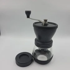 Hario Skerton Ceramic Burr Hand Crank Coffee Mill Grinder w/ Glass Bowl EUC