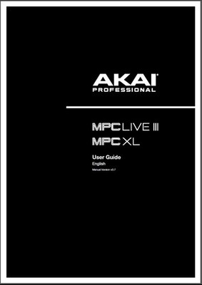 Akai Pro MPC v3.7 User Guide Manual: 535 Page Manual - Color - Coil Bound