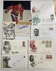 Lot Of 9 Signed Football Plus Cachets.