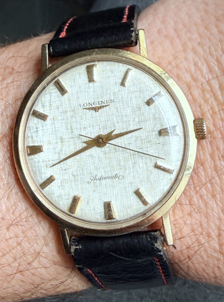 Longines Automatic 14K Solid Heavy 35mm Case Orig… - image 6