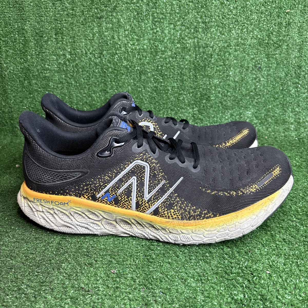 New Balance Fresh Foam X 1080v12 Black Hot Marigold for Sale