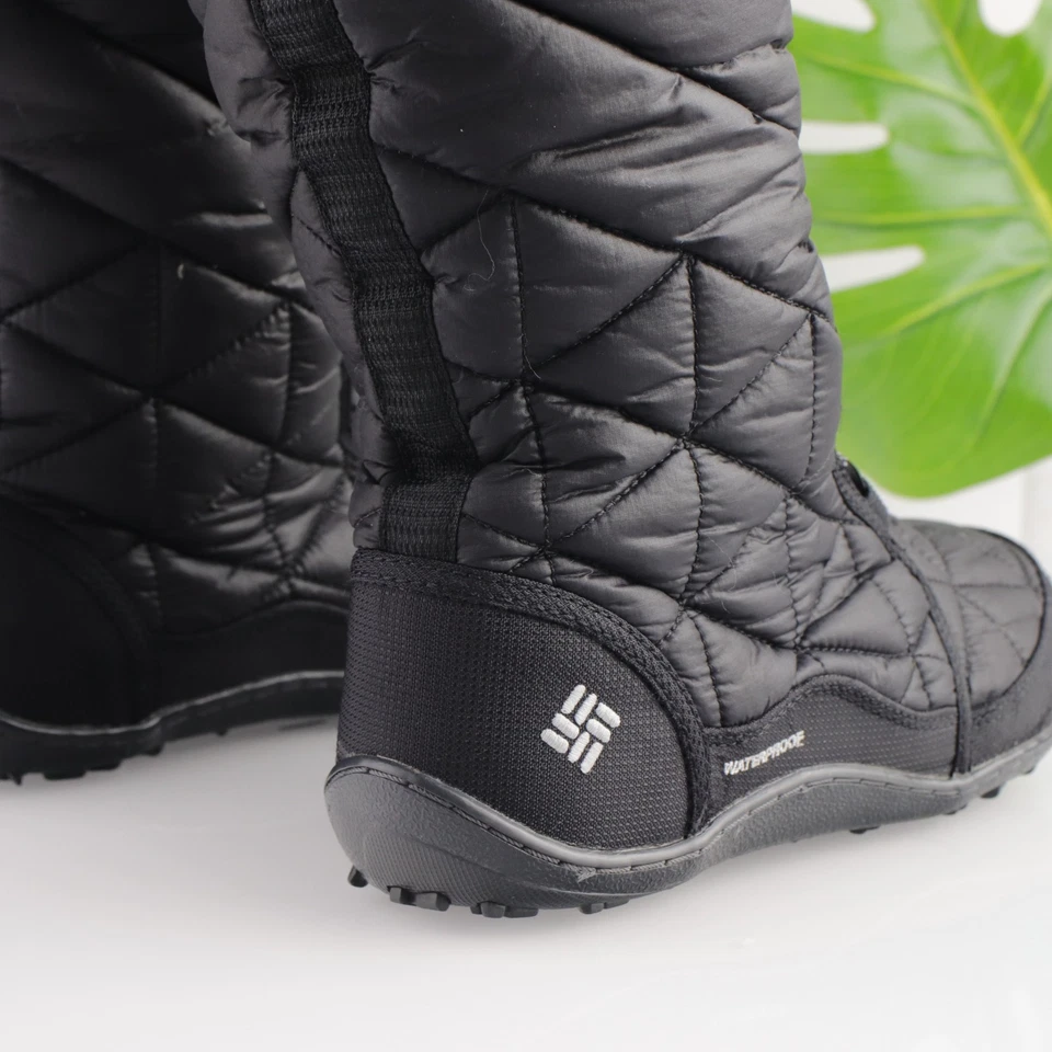 Columbia Womens Minx Mid Boot Size 10 Black Waterproof Lace Up Quilted Snow Fury - Image 4 of 4