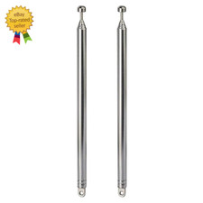 2pk 7 Sections Telescopic 74cm AM FM Antenna Portable Radio Antenna Replacement