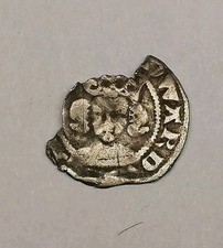 Edward III Penny, 1327-1377 AD, London Mint, English Hammered Silver Coin,...