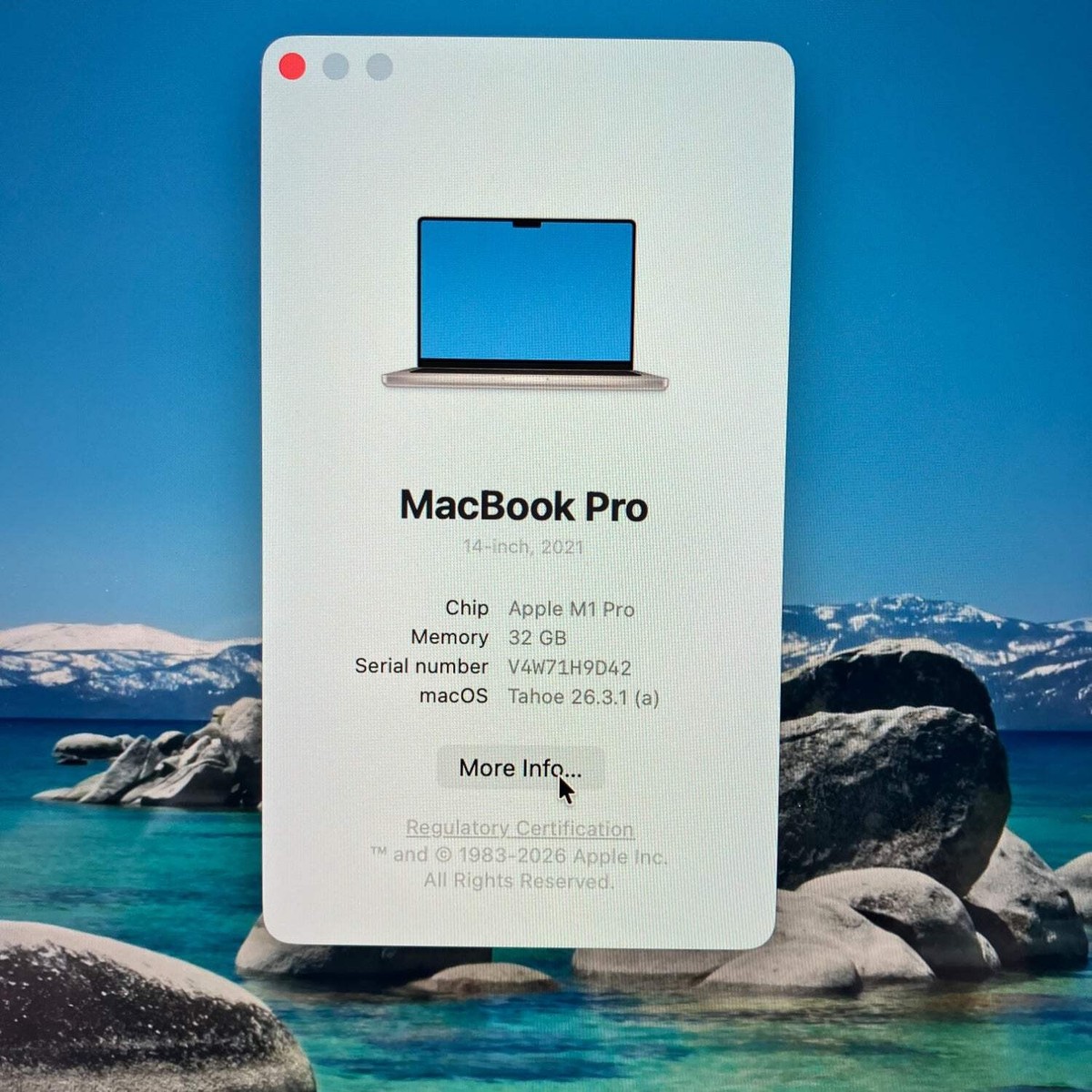 2021 Apple MacBook Pro 14