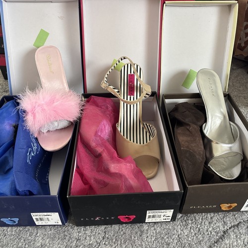 Konvolut Pleaser und Fabulicious Heels In Größe 45