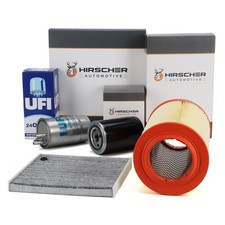 HIRSCHER Filterset 4-tlg für CITROEN JUMPER FIAT DUCATO 250 PEUGEOT BOXER 3.0 D