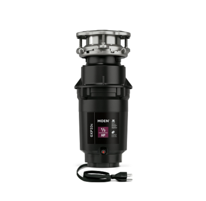 Moen GXP33C Gx Pro Series Lite Series 1/3 Horsepower Garbage Disposal