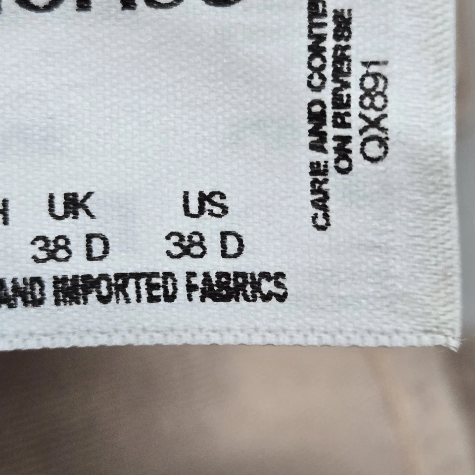 Sujetador Glamorise Mujer 38D Beige Con Aros Encaje Cierre Frontal Sin Forro Foto 4 de 4