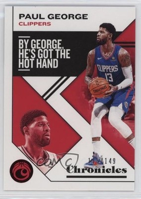 2019-20 Panini Chronicles Red 115/149 Paul George #50 1o41