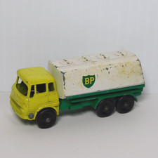 Vintage 1960s Lesney Matchbox No 25 BP PETROL TANKER TRUCK Die Cast Model Toy