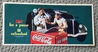 Coca Cola Vintage Style Tin Metal Bar Sign Free Shipping