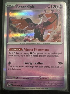 Fezandipiti 045/131 Pokemon Card Pokémon TCG Card Holo