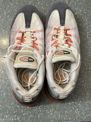 NIKE AIR MAX 95 DYNAMIC FLYWIRE White Gray Orange Men