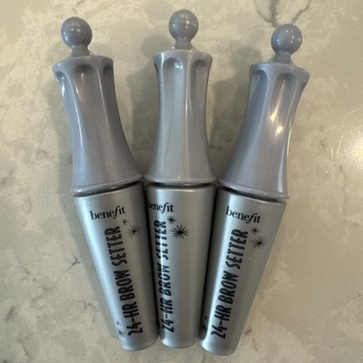 3 Benefit 24-HR Brow Setter Eyebrow Gel ~ Travel Size - 0.06 Oz 2ml (each) NWOB
