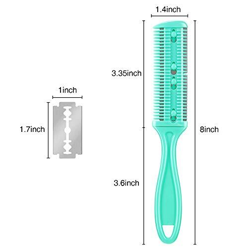 3 Pack Hair Razor Comb Hair Thinning Comb Slim Haircuts Cutting Tool - Picture 6 of 6