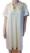VTGz Nightgown Robe Set Pale Yellow Size Small 100 Nylon JC Pennies