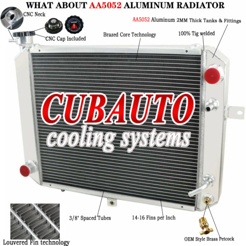 ALUMINUM RADIATOR FOR FORKLIFT KOMATSU ALLIS CHALMERS KALMAR 8761212,3EB04A5111T - Picture 1 of 17
