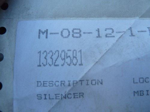 GENUINE VAUXHALL ASTRA J MK6 1.4 BRAND NEW REAR EXHAUST SILENCER 13329581 - Picture 6 of 6