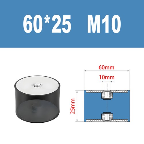 Gummipuffer Typ E Silentblock Schwingungsdämpfer Gewinde M3 - 12 Anschlagpuffer - Bild 40 von 48