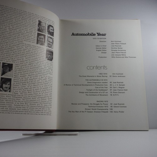 Automobile Year 1972/73 no 20 Emerson Fittipaldi Lotus 72 D Racing Cars large BK - Picture 6 of 17