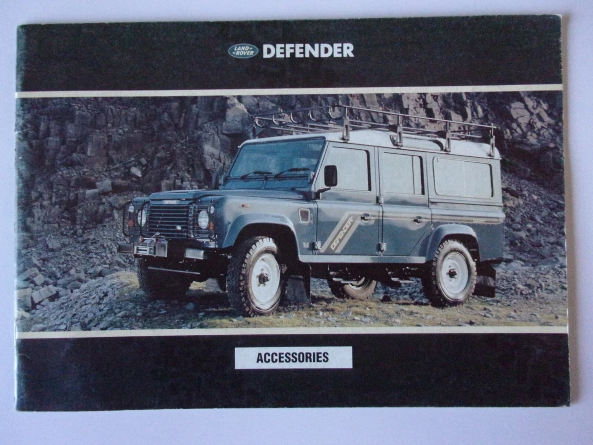 LAND ROVER DEFENDER orig 1992 UK Mkt Accessories Brochure