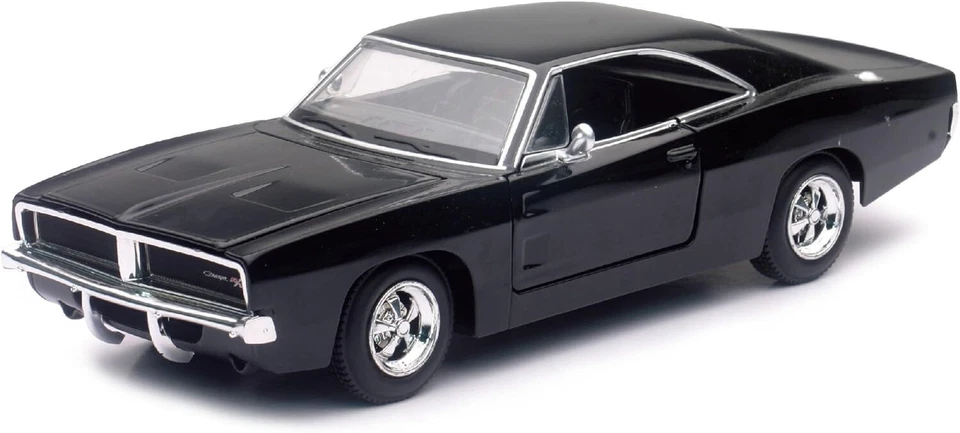 Dodge Charger R/T 1969 Black Nero New Ray Newray 1:25 Nuovo - Immagine 2 di 4