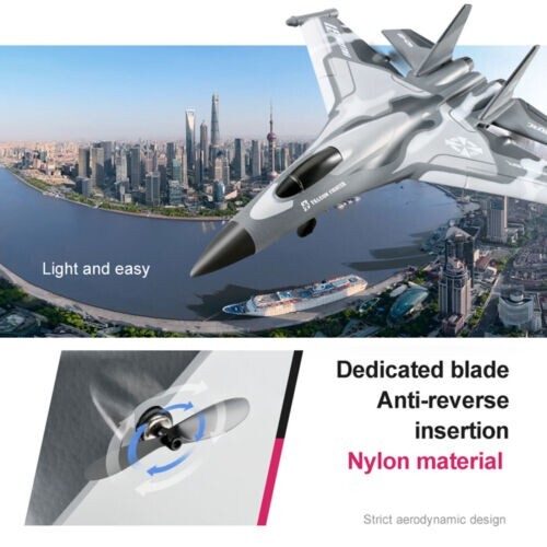 Blue G1 Waterproof Remote Control Drone Model Aircraft Anti-Fall Fixed Wing Toy - Picture 4 of 23