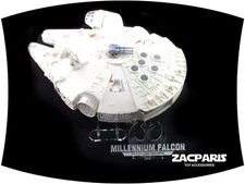 Display stand for Vintage Star Wars Millennium Falcon - Angled stand , So COOL!