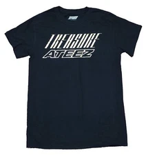 Treasure Ateez Adult New T-Shirt - Foil Gold Foil Word Logo