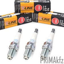 3x NGK Zündkerzen BKR5EK 4483 V-LINE 23 für Opel Agila 1.0 12V Corsa B C 1.0