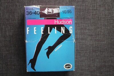 Vintage Hudson Feeling Blickdichte Feinstrumpfhose Gr. 36-40 Brombeere Neu OVP