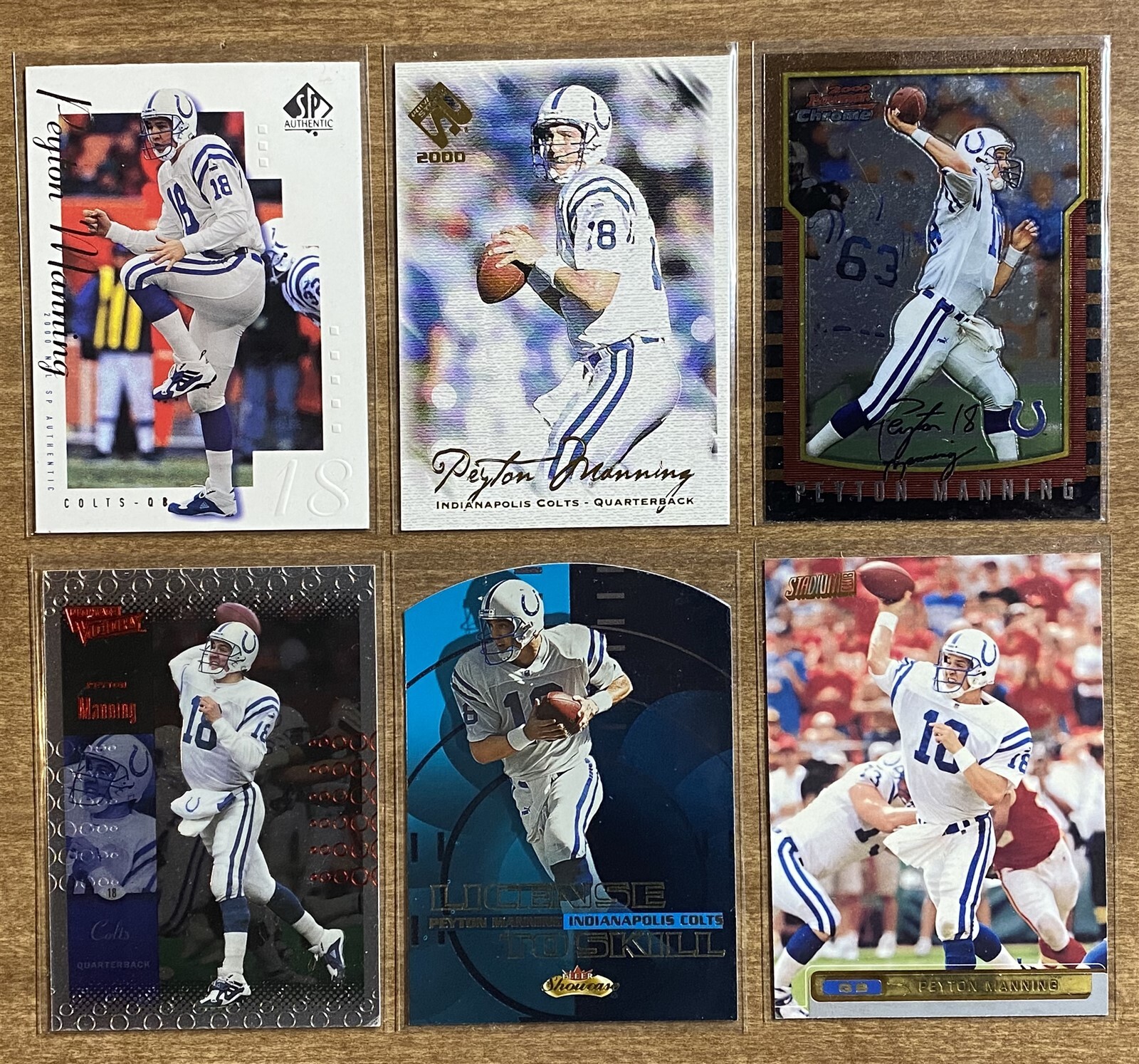 Peyton Manning 2000 Bowman Chrome #112 - Colts 
