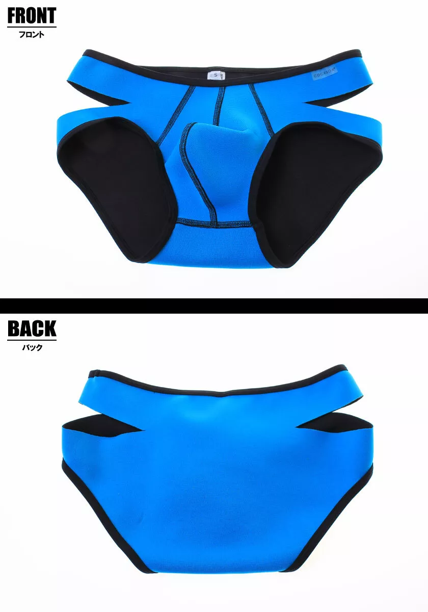 Cocksox size Medium mens neoprene rubber swimsuit brief trunks gay int diving