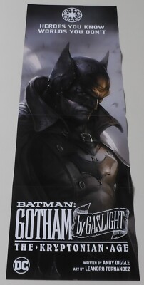 Batman: Gotham by Gaslight - the Kryptonian Age poster - 12'' x 36'' - Elseworlds