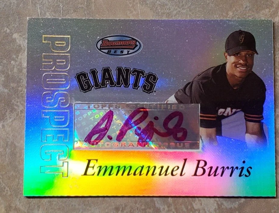 ALBERT PUJOLS - ERROR AUTOMÁTICO - EN 2007 EMMANUEL BURRIS - BOWMANS BEST #BBP57 1/1 Foto 3 de 4