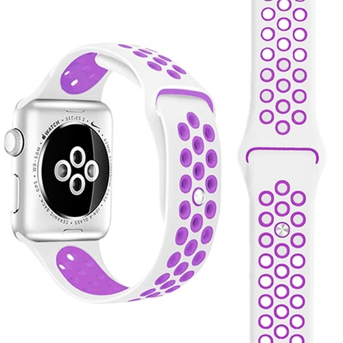Silicone Nike Sport Strap iWatch Band For Apple Watch Ultra 9 8 7 6 5 SE 38 49mm - Picture 34 of 52