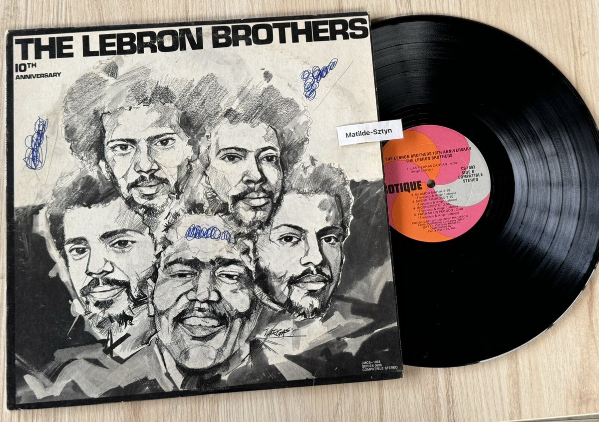 THE LEBRON BROTHERS 10th Anniversary 1977 Cotique USA LP Latin