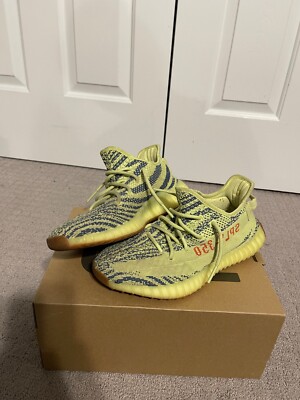 Size 8 - adidas Yeezy Boost 350 V2 Low Semi Frozen Yellow