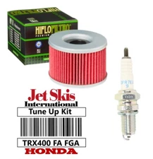 Tune up Kit Honda TRX400FGA TRX 400 Fourtrax Rancher GPS Spark Plug & Oil Filter