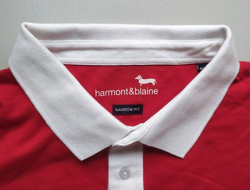 Harmont & Blaine Shortsleeves Polo Shirt WORLDWIDE SHIPPING T-0180 - Picture 5 of 8