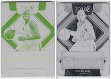 2021-22 Panini Select Celtics Ray Allen Signatures Yellow Black Plate 1/1 Lot 2