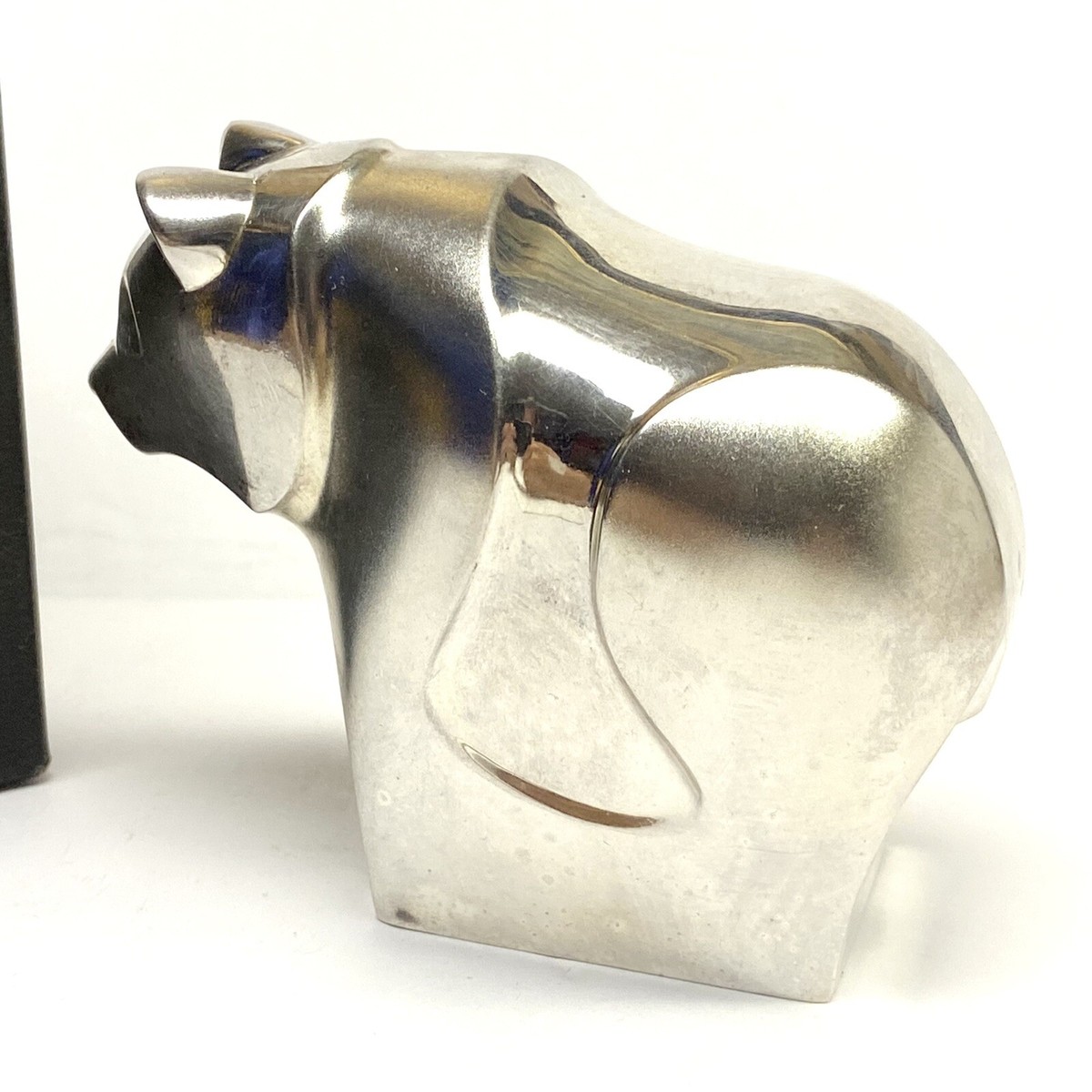 パンダ郎 Dansk Panda Bear Silverplate Animal Figurine Vintage