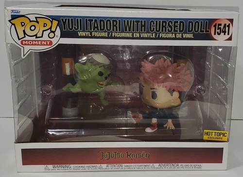 Funko Pop! Moment Jujutsu Kaisen Yuji Itadori With Cursed Doll 1541 Hot Topic