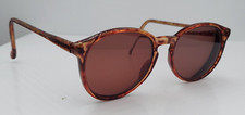 Vintage Heartland Collection HC559 Brown Round Sunglasses Hong Kong FRAMES ONLY