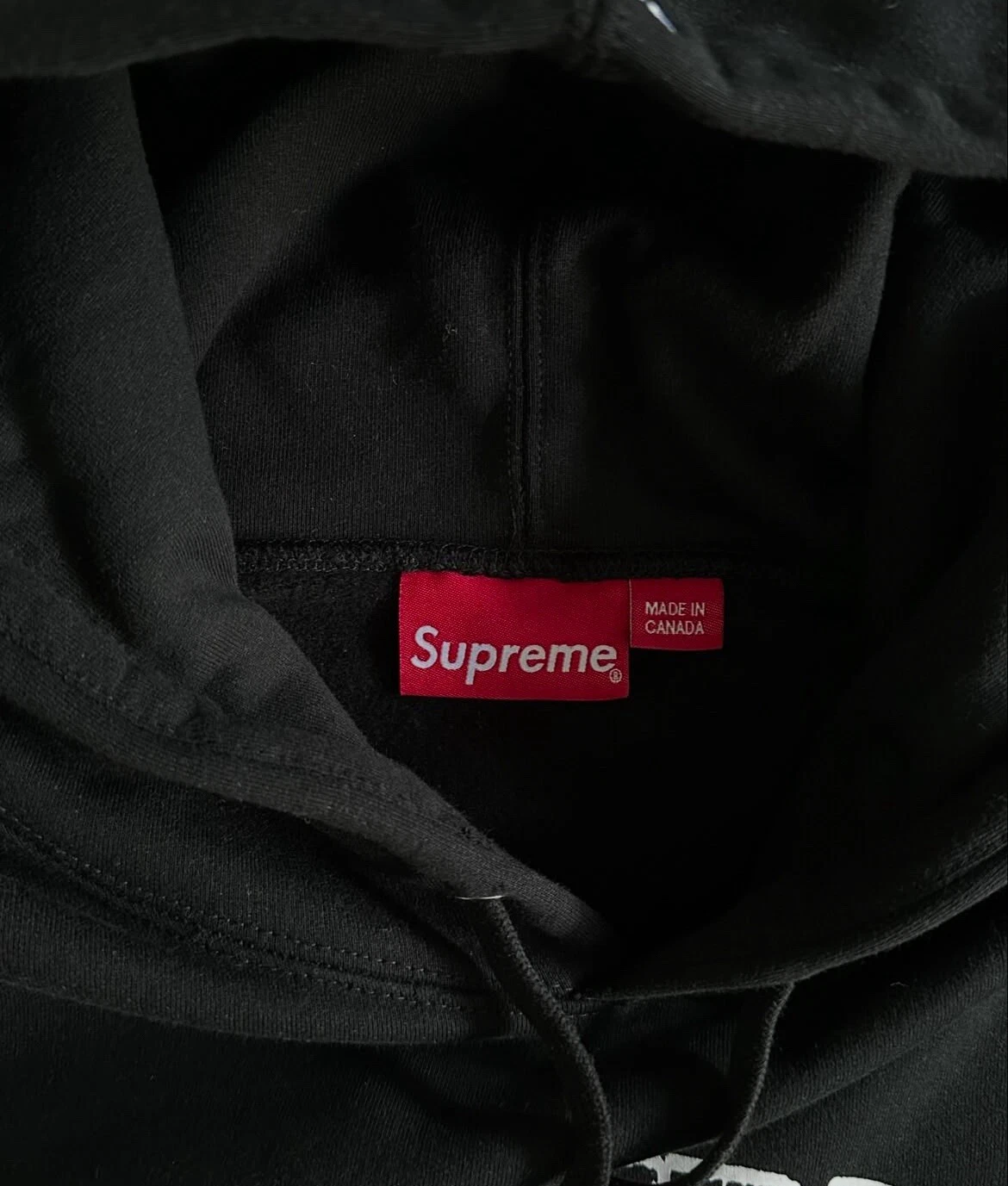 Supreme X Cortiez FELPA CON CAPPUCCIO Nera ✨spedizione veloce XXL